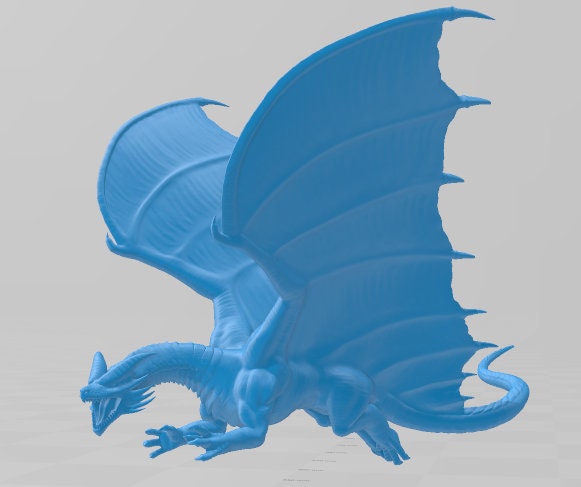 Young Copper Dragon Metallic Mini - DND - Pathfinder - Dungeons & Dragons - RPG - Tabletop - mz4250- Miniature-28mm-1"Scale