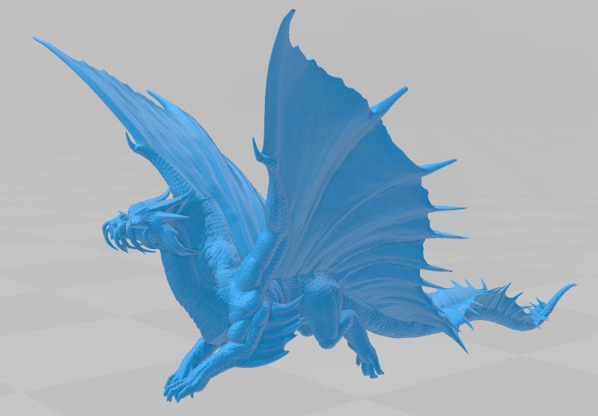 Adult Gold Dragon Metallic Mini - DND - Pathfinder - Dungeons & Dragons - RPG - Tabletop - mz4250- Miniature-28mm-1"Scale