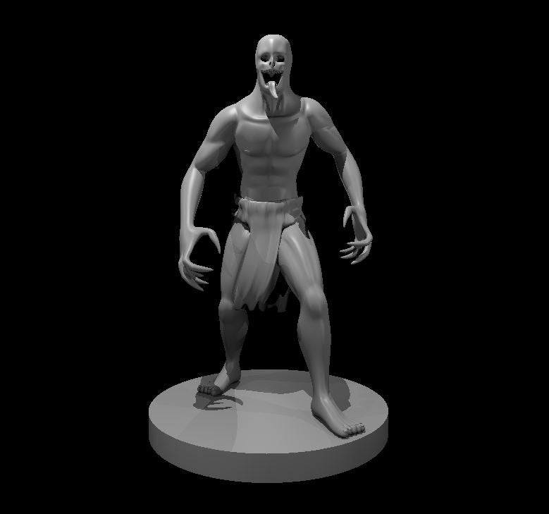 Ghast Mini - DND - Pathfinder - Dungeons & Dragons - RPG - Tabletop - mz4250- Miniature-28mm-1"Scale