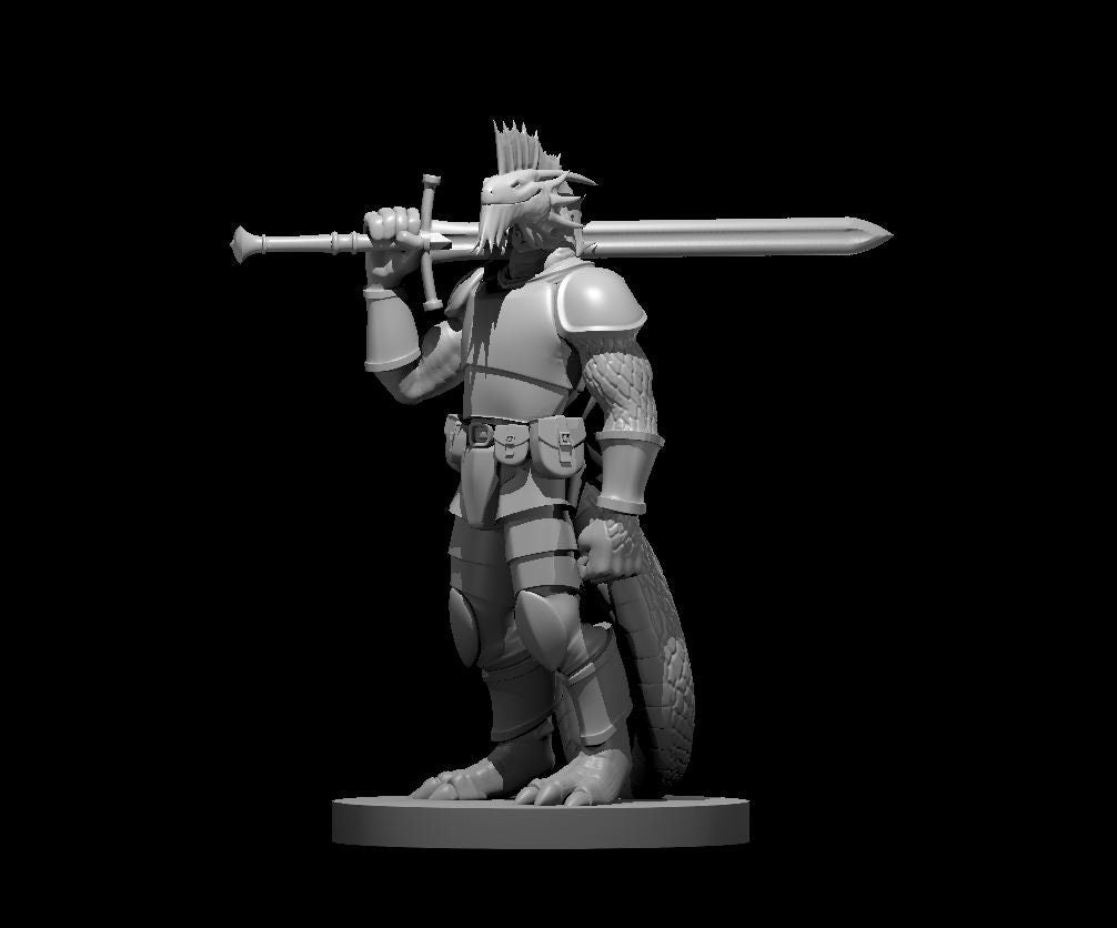 Half Dragon Metallics Mini - DND - Pathfinder - Dungeons & Dragons - RPG - Tabletop - mz4250- Miniature-28mm-1"Scale