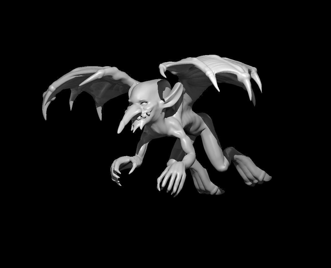 Mephit Mini - DND - Pathfinder - Dungeons & Dragons - RPG - Tabletop - mz4250- Miniature-28mm-1"Scale