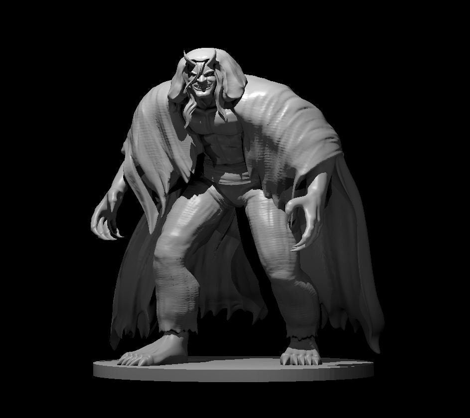 Oni Mini - DND - Pathfinder - Dungeons & Dragons - RPG - Tabletop - mz4250- Miniature-28mm-1"Scale
