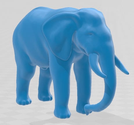 Elephant Mini - DND - Pathfinder - Dungeons & Dragons - RPG - Tabletop - mz4250- Miniature-28mm-1"Scale