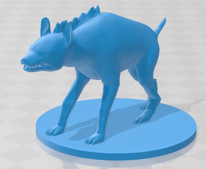 Hyena Mini - DND - Pathfinder - Dungeons & Dragons - RPG - Tabletop - mz4250- Miniature-28mm-1"Scale