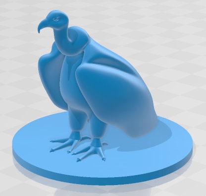 Vulture Mini - DND - Pathfinder - Dungeons & Dragons - RPG - Tabletop - mz4250- Miniature-28mm-1"Scale