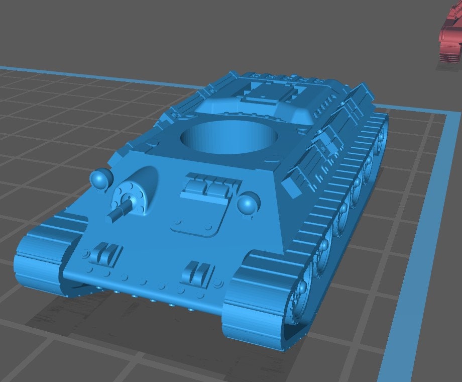 T34-76 1940-41 - 1:100 scale - USSR - Tanks - Armored Vehicle - World Of Tanks - War Game - Wargaming - Axis and Allies - Tabletop Games