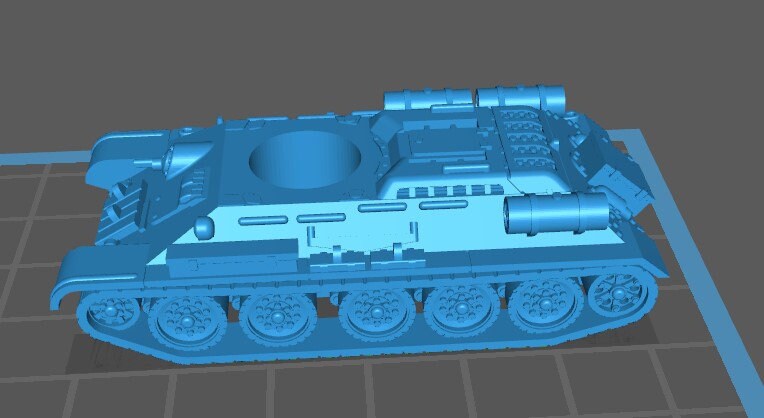 T34-76 1942-44 - 1:100 scale - USSR - Tanks - Armored Vehicle - World Of Tanks - War Game - Wargaming - Axis and Allies - Tabletop Games