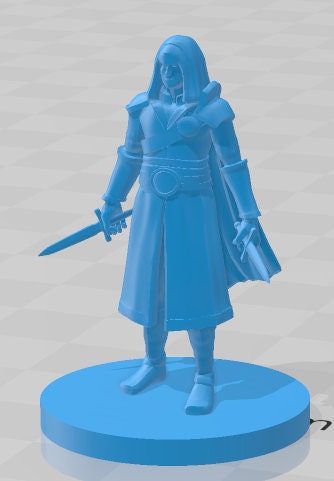 Assassin Mini - DND - Pathfinder - Dungeons & Dragons - RPG - Tabletop - mz4250- Miniature-28mm-1"Scale