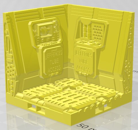 Engineering Corners - Space Ships 3 - Pathfinder - Dungeons & Dragons -RPG- Tabletop-Terrain-28 mm/1-AetherStudios