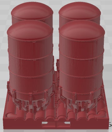 Engineering Tanks Set 1 - Space Ships 3 - Pathfinder - Dungeons & Dragons -RPG- Tabletop-Terrain-28 mm/1-AetherStudios
