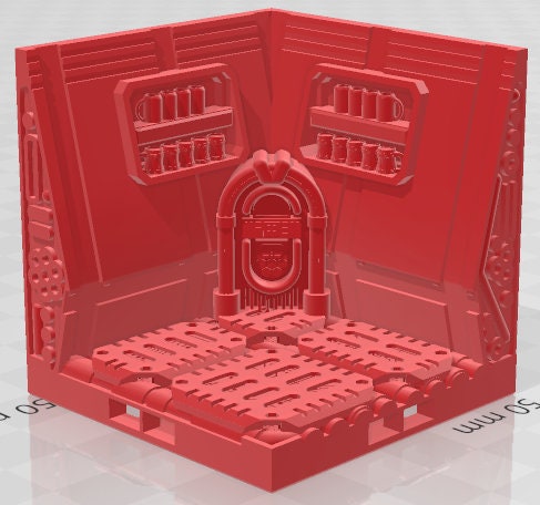 Ten Forward Set 2 - Space Ships 3 - Pathfinder - Dungeons & Dragons -RPG- Tabletop-Terrain-28 mm/1-AetherStudios