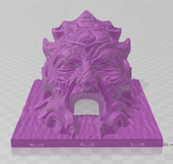 6x6 Tomb Of The Lost Demonprince - Pathfinder - Dungeons & Dragons - RPG - Tabletop - Terrain - 28 mm / 1" - - Aether Studios