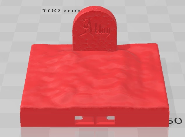 Gravestone 2x2 Tiles Set 2 - Pathfinder - Dungeons & Dragons - RPG - Tabletop - Terrain - 28 mm / 1" - - Aether Studios