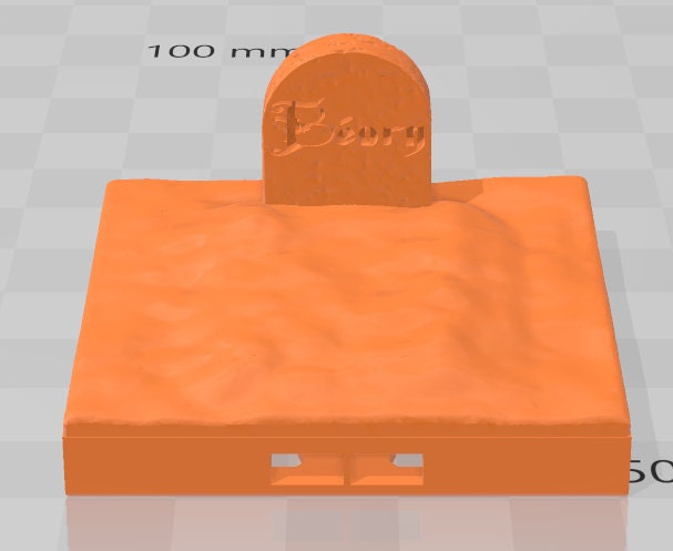 Gravestone 2x2 Tiles Set 2 - Pathfinder - Dungeons & Dragons - RPG - Tabletop - Terrain - 28 mm / 1" - - Aether Studios