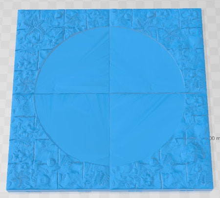 Tower Base Grid - Shadowgrove Set 3 -Fat Dragon Games- DND- Pathfinder -RPG- Terrain-28 mm / 1" - Dungeon & Dragons -
