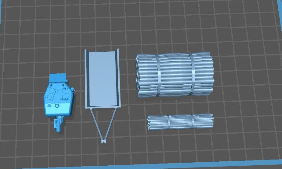 Churchill IV AVRE Fascine w/ turret / fascine bundles / sled - 1:100 scale - UK - Tanks - Armored Vehicle - World Of Tanks - War Game