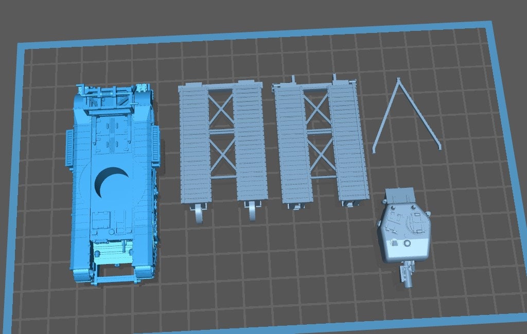 Churchill IV SBG Pack includes all in photo - 1:100 scale - UK - Tanks - Armored Vehicle - World Of Tanks - War Game - Wargaming