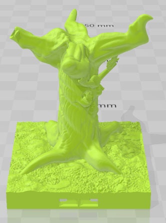 Spooky Trees 2x2 Mud Tiles - Pathfinder - Dungeons & Dragons - RPG - Tabletop - Terrain - 28 mm / 1" - - Aether Studios