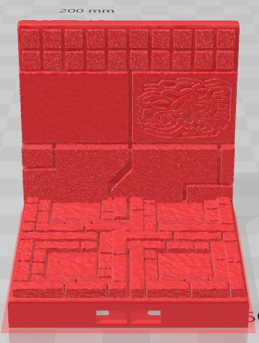 Aztlan Panel Walls - Pathfinder - Dungeons & Dragons - RPG - Tabletop - Terrain - 28 mm / 1" - - Aether Studios