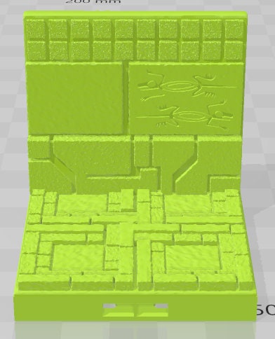 Aztlan Panel Walls - Pathfinder - Dungeons & Dragons - RPG - Tabletop - Terrain - 28 mm / 1" - - Aether Studios