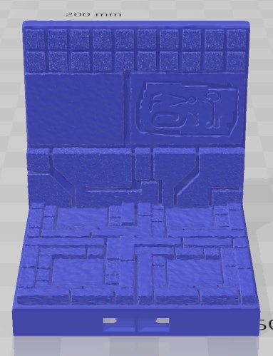 Aztlan Panel Walls - Pathfinder - Dungeons & Dragons - RPG - Tabletop - Terrain - 28 mm / 1" - - Aether Studios