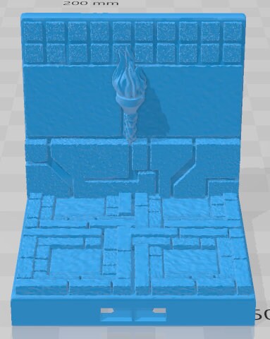 Aztlan Plain Walls - Pathfinder - Dungeons & Dragons - RPG - Tabletop - Terrain - 28 mm / 1" - - Aether Studios