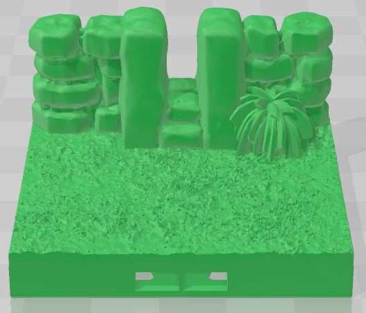 Rock Wall Set 2 - Peaceful Farms - Pathfinder - Dungeons & Dragons - RPG - Tabletop - Terrain - 28 mm / 1" - - Aether Studios