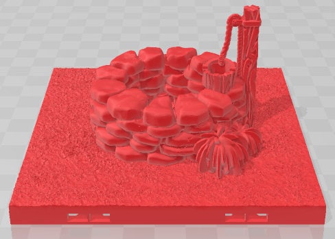 Well And Roundabout - Peaceful Farms - Pathfinder - Dungeons & Dragons - RPG - Tabletop - Terrain - 28 mm / 1" - - Aether Studios
