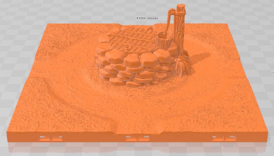 Well And Roundabout - Peaceful Farms - Pathfinder - Dungeons & Dragons - RPG - Tabletop - Terrain - 28 mm / 1" - - Aether Studios