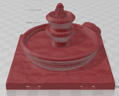 Peaceful Fountains - Pathfinder - Dungeons & Dragons - RPG - Tabletop - Terrain - 28 mm / 1" - - Aether Studios