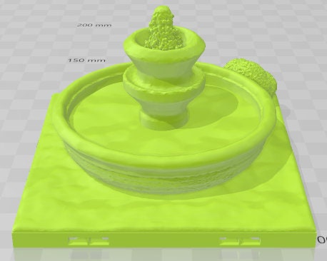 Peaceful Fountains - Pathfinder - Dungeons & Dragons - RPG - Tabletop - Terrain - 28 mm / 1" - - Aether Studios