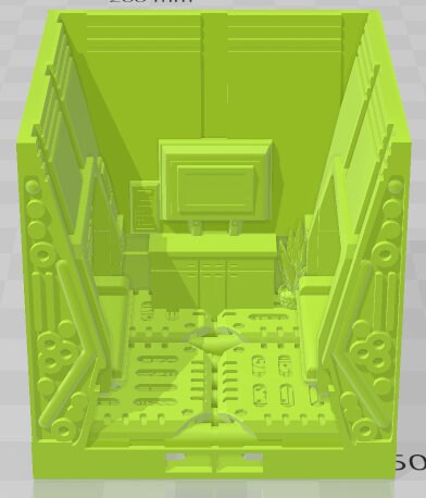 Lower Deck, Extra Crew Spaces Set 1 - Space Ships 3 - Pathfinder - Dungeons & Dragons -RPG- Tabletop-Terrain-28 mm/1-AetherStudios