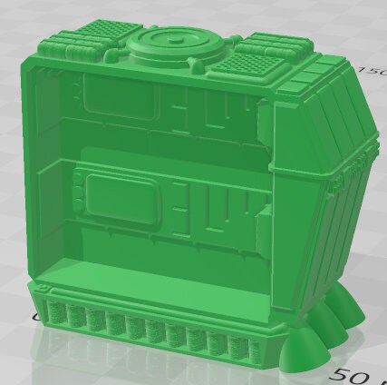 Lower Deck, Extra Crew Spaces Set 2 - Space Ships 3 - Pathfinder - Dungeons & Dragons -RPG- Tabletop-Terrain-28 mm/1-AetherStudios