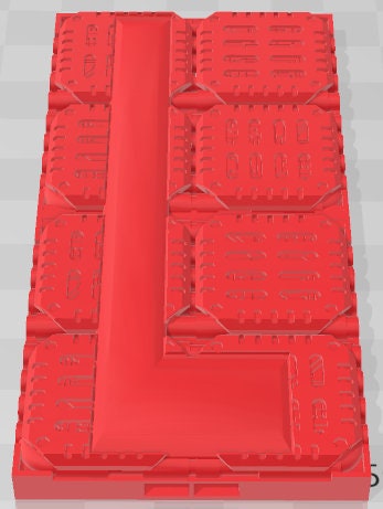 2x4 Deck Floors Set 3 - Space Ships 3 - Pathfinder - Dungeons & Dragons -RPG- Tabletop-Terrain-28 mm/1-AetherStudios