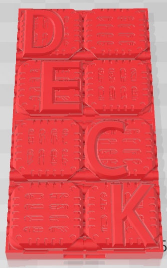 2x4 Deck Floors Set 4 - Space Ships 3 - Pathfinder - Dungeons & Dragons -RPG- Tabletop-Terrain-28 mm/1-AetherStudios