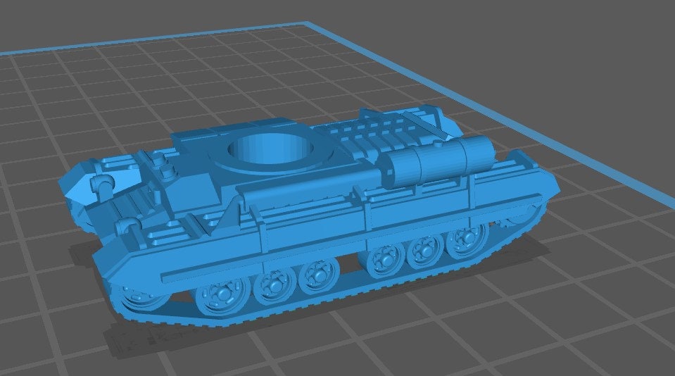 Valentine Type Tanks - 1:100 scale - UK - Tanks - Armored Vehicle - World Of Tanks - War Game - Wargaming - Axis and Allies - Tabletop Games