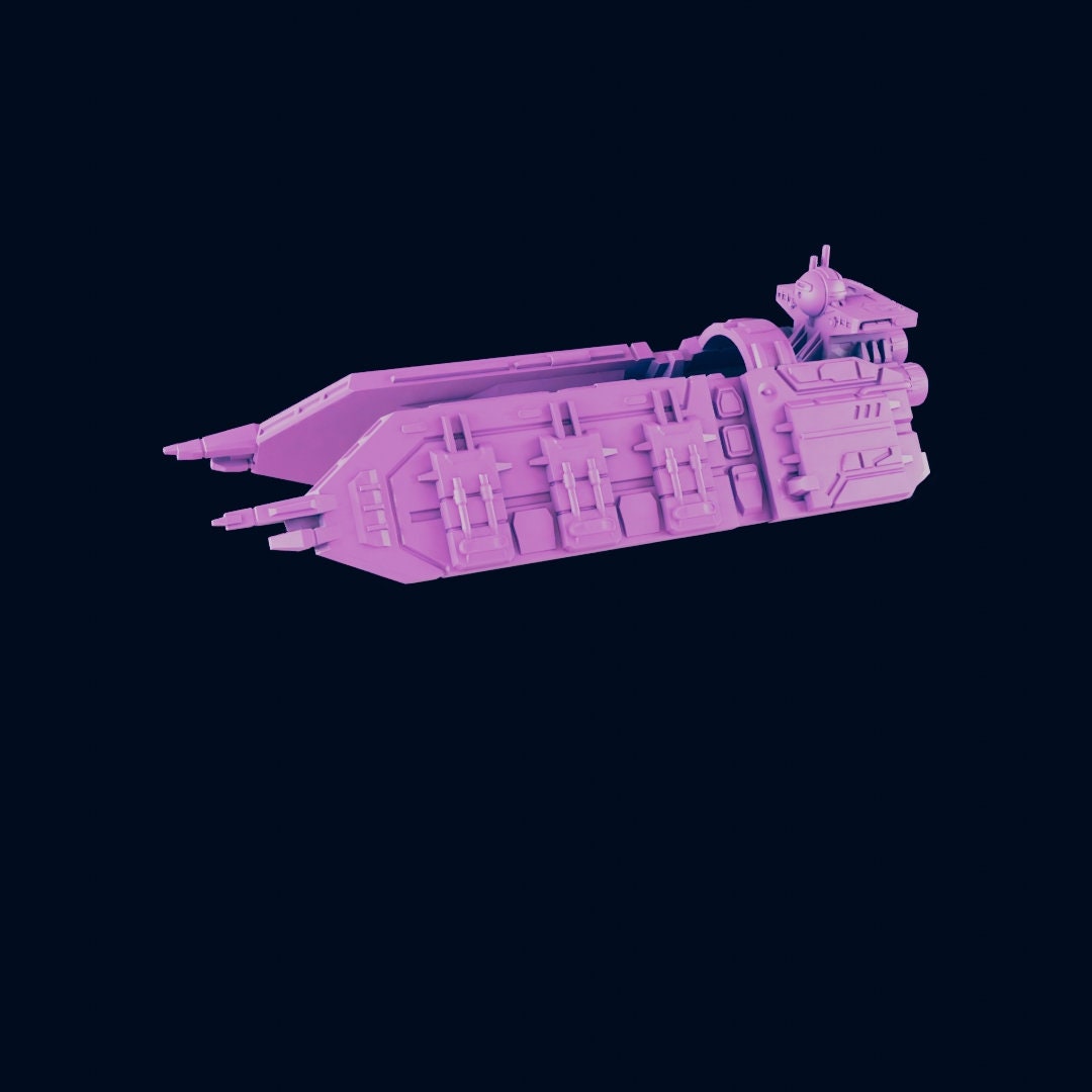 Udoxian Fleet Juggernaut - The Astra Nebula - Starfinder - A Billion Suns - Starmada - War Fleets - Tabletop - EC3D