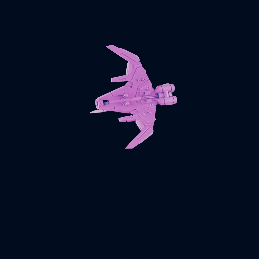 Udoxian Fleet Warbird - The Astra Nebula - Starfinder - A Billion Suns - Starmada - War Fleets - Tabletop - EC3D