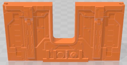 Wall Set 1 - Facades - Dungeon Sticks - Titus X - DND - Pathfinder - Dungeons & Dragons - Terrain - RPG - Tabletop - 28 mm / 1"