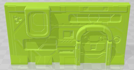 Wall Set 1 - Facades - Dungeon Sticks - Titus X - DND - Pathfinder - Dungeons & Dragons - Terrain - RPG - Tabletop - 28 mm / 1"