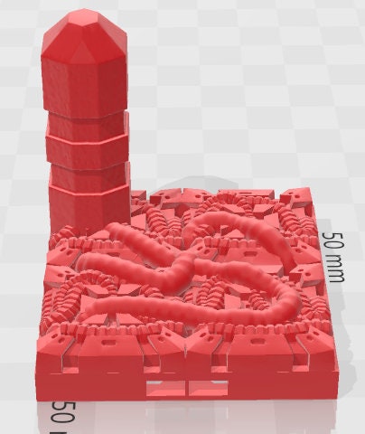 Doom Tech Legacy Walls And Floors - Pathfinder - Dungeons & Dragons -RPG- Tabletop-Terrain - 28 mm / 1" - Aether Studios