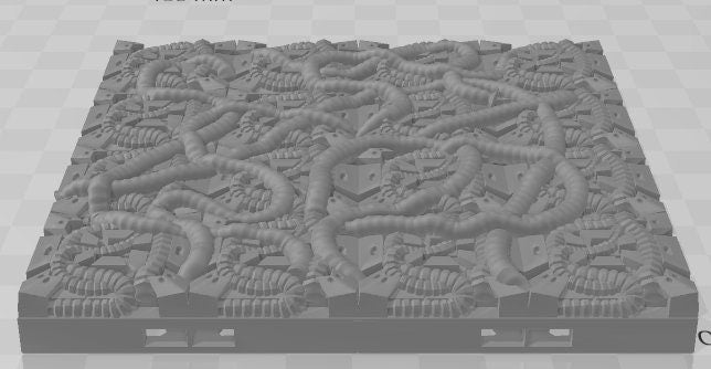 Doom Tech Legacy Walls And Floors - Pathfinder - Dungeons & Dragons -RPG- Tabletop-Terrain - 28 mm / 1" - Aether Studios