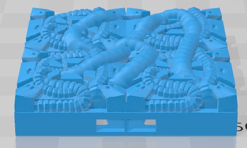 Doom Tech Legacy Walls And Floors - Pathfinder - Dungeons & Dragons -RPG- Tabletop-Terrain - 28 mm / 1" - Aether Studios