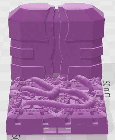 Doom Tech Legacy Walls And Floors - Pathfinder - Dungeons & Dragons -RPG- Tabletop-Terrain - 28 mm / 1" - Aether Studios
