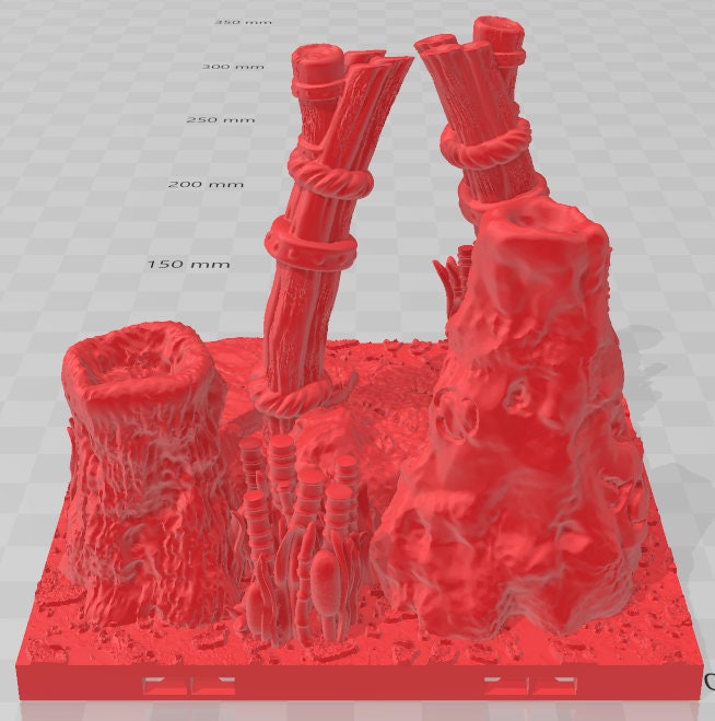 Scarlletfens Azite Pathways Tiles - Swamp of Sorrows - Pathfinder - Dungeons & Dragons -RPG- Tabletop-Terrain-28 mm / 1"- Aether Studios