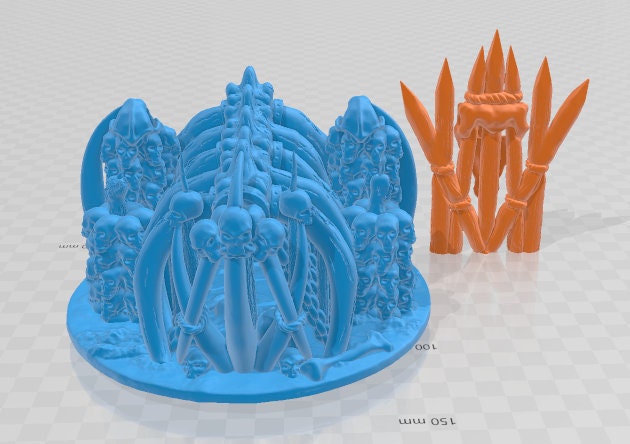 Wasteland Cage - Aach'yn Adventures - Pathfinder - Dungeons & Dragons -RPG- Tabletop-Terrain - 28 mm / 1" - Aether Studios