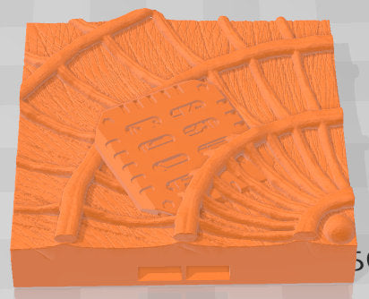 Transition Floors - Alien Lair - Pathfinder - Dungeons & Dragons -RPG- Tabletop-Terrain - 28 mm / 1" - Aether Studios