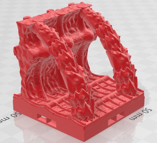 2x2 Starter Tiles - Alien Lair - Pathfinder - Dungeons & Dragons -RPG- Tabletop-Terrain - 28 mm / 1" - Aether Studios