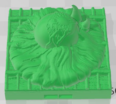 Larval Ground Tiles Set 1 - Alien Lair - Pathfinder - Dungeons & Dragons -RPG- Tabletop-Terrain - 28 mm / 1" - Aether Studios