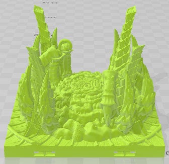 Larval Ground Tiles Set 2 - Alien Lair - Pathfinder - Dungeons & Dragons -RPG- Tabletop-Terrain - 28 mm / 1" - Aether Studios